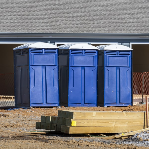 are there any restrictions on what items can be disposed of in the portable toilets in La Blanca Texas